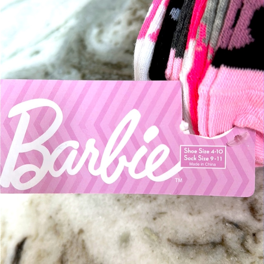 Set of 6 Barbie crew socks - Picture 4 of 10
